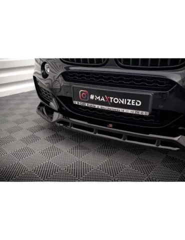 Lame de Pare-chocs Avant V.3 BMW X6 M-Pack F16 - Maxton