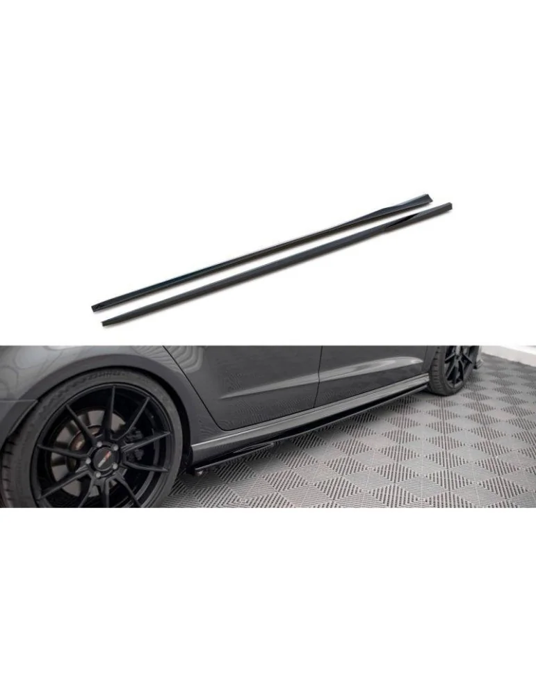 Extension / Rajout de Bas de caisse AUDI S3 / A3 S-LINE Sportback 8V Facelift - Maxton