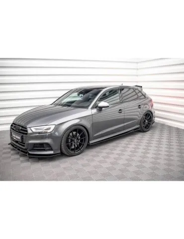 Extension / Rajout de Bas de caisse AUDI S3 / A3 S-LINE Sportback 8V Facelift - Maxton