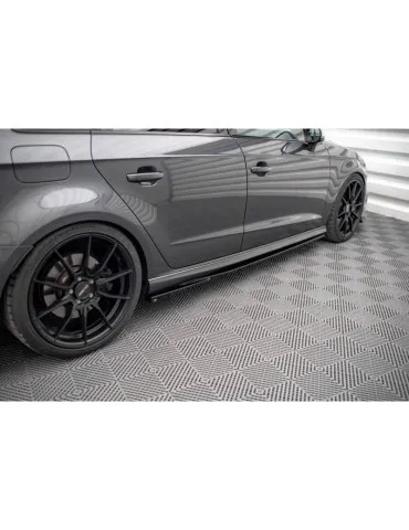 Extension / Rajout de Bas de caisse AUDI S3 / A3 S-LINE Sportback 8V Facelift - Maxton