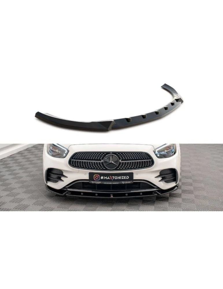 Lame de Pare-chocs Avant V.2 MERCEDES-BENZ E AMG-Line W213 Facelift - Maxton