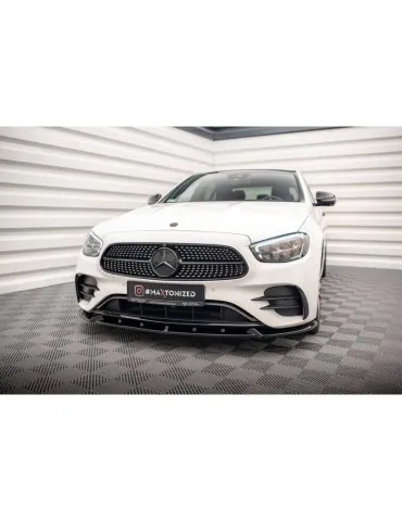 Lame de Pare-chocs Avant V.2 MERCEDES-BENZ E AMG-Line W213 Facelift - Maxton