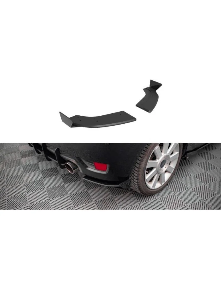 Gamme Street Pro Lame de Pare-chocs Arrière + Volets latéraux FORD FIESTA ST Mk6 - Maxton