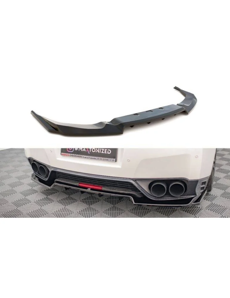 Diffuseur central Arrière (avec une barre verticale) NISSAN GTR R35 Facelift - Maxton