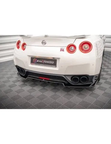 Diffuseur central Arrière (avec une barre verticale) NISSAN GTR R35 Facelift - Maxton
