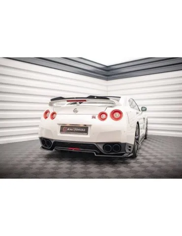 Diffuseur central Arrière (avec une barre verticale) NISSAN GTR R35 Facelift - Maxton