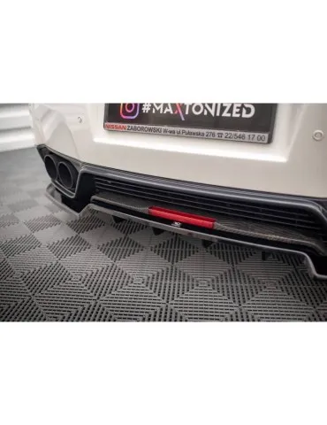 Diffuseur central Arrière (avec une barre verticale) NISSAN GTR R35 Facelift - Maxton