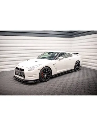 Extension / Rajout de Bas de caisse + Ailerons NISSAN GTR R35 Facelift - Maxton