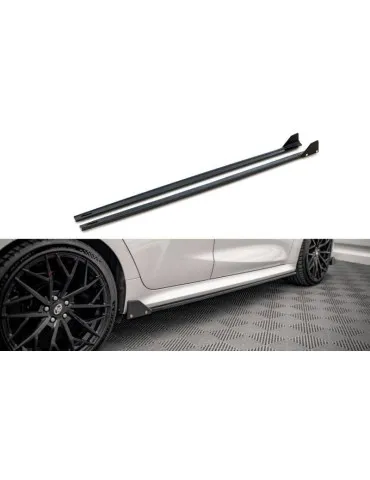 Extension / Rajout de Bas de caisse V.1 + Ailerons TOYOTA YARIS Mk4 - Maxton
