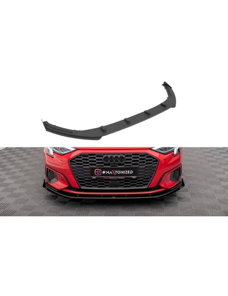 Gamme Street Pro Lame de Pare-chocs Avant V.1 + Volets latéraux AUDI A3 8Y - Maxton