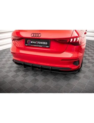 Gamme Street Pro Diffuseur Arrière Complet + Volets latéraux AUDI A3 Sportback 8Y - Maxton