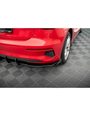 Gamme Street Pro Diffuseur Arrière Complet + Volets latéraux AUDI A3 Sportback 8Y - Maxton