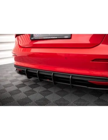 Gamme Street Pro Diffuseur Arrière Complet + Volets latéraux AUDI A3 Sportback 8Y - Maxton