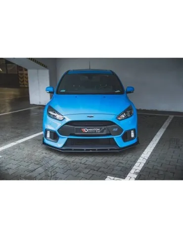 sport Durabilité Lame de Pare-chocs Avant / Splitter V.2 FORD FOCUS RS MK3 - Maxton