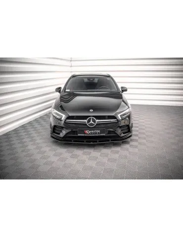 Gamme Street Pro Lame de Pare-chocs Avant MERCEDES A35 AMG / AMG-Line AERO Pack W177 - Maxton