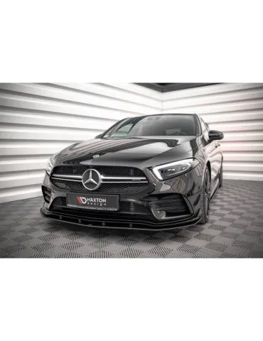 Gamme Street Pro Lame de Pare-chocs Avant MERCEDES A35 AMG / AMG-Line AERO Pack W177 - Maxton