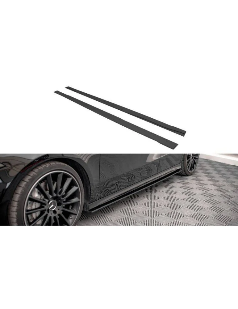 Gamme Street Pro Extension / Rajout de Bas de caisse MERCEDES A35 AMG / AMG-Line AERO Pack W177 - Maxton