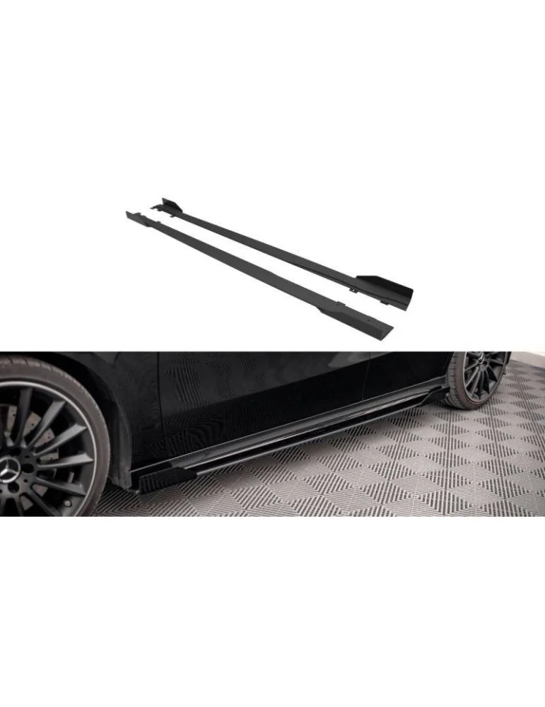 Gamme Street Pro Extension / Rajout de Bas de caisse + Volets latéraux MERCEDES A35 AMG / AMG-Line AERO Pack W177 - Maxton
