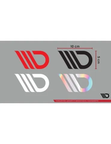 Maxton Sticker White 02 Autocollant Chevalière Sans Inscription 10x5 cm holographique 01 HOLO - Maxton
