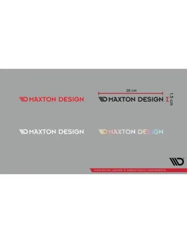 Maxton Sticker  04 Logo autocollant en ficelle 20x1,5 cm  04 BLK - Maxton