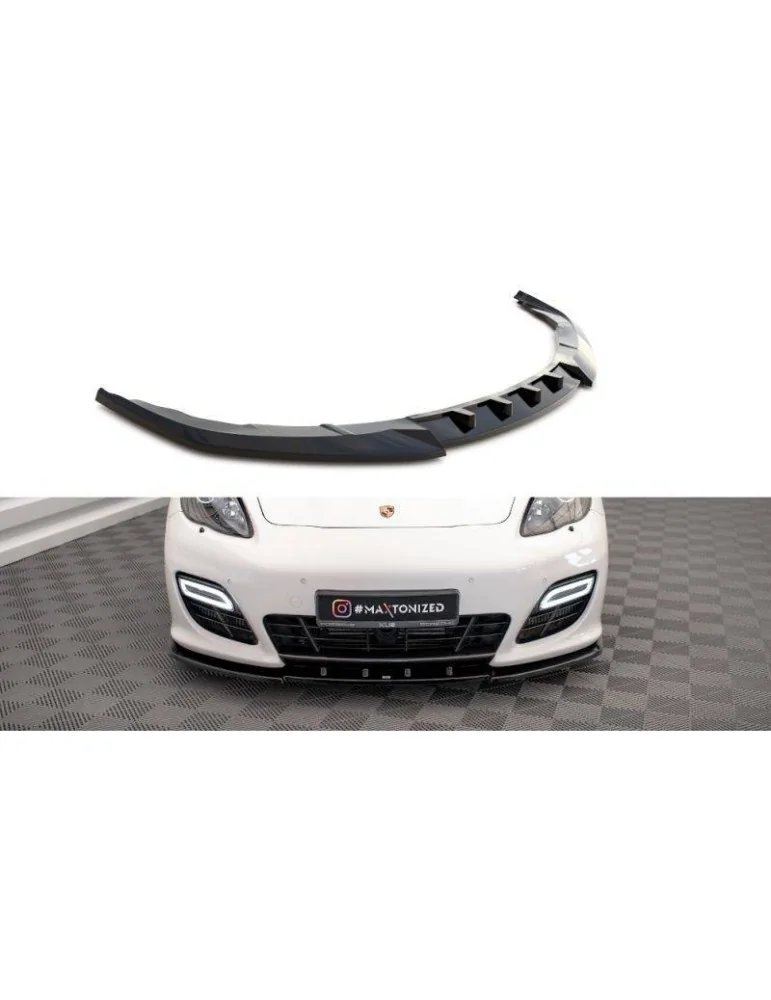 Lame de Pare-chocs Avant V.1 PORSCHE Panamera Turbo sport Design Package 970 - Maxton