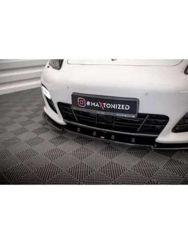 Lame de Pare-chocs Avant V.1 PORSCHE Panamera Turbo sport Design Package 970 - Maxton
