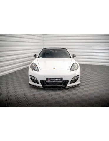 Lame de Pare-chocs Avant V.2 PORSCHE Panamera Turbo sport Design Package 970 - Maxton