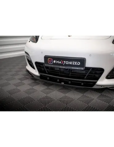 Lame de Pare-chocs Avant V.2 PORSCHE Panamera Turbo sport Design Package 970 - Maxton