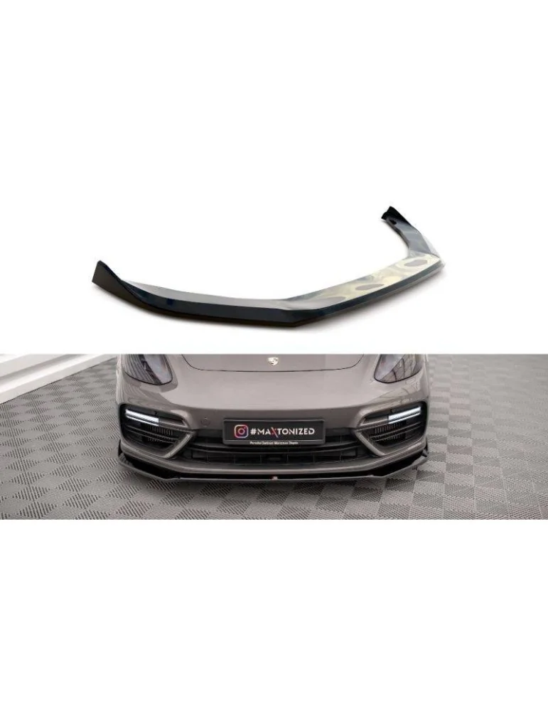 Lame de Pare-chocs Avant V.2 PORSCHE Panamera E-Hybrid 971 - Maxton