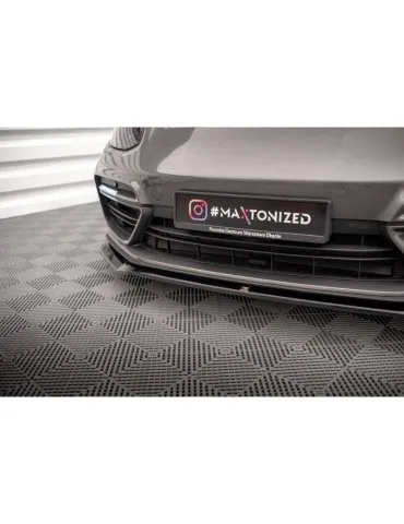 Lame de Pare-chocs Avant V.2 PORSCHE Panamera E-Hybrid 971 - Maxton