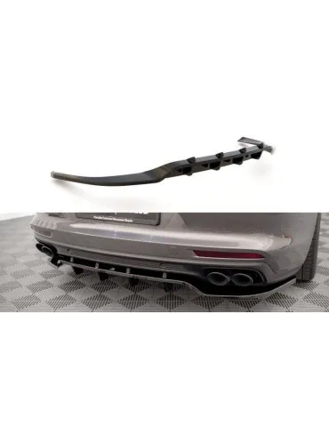 Diffuseur central Arrière (avec une barre verticale) PORSCHE Panamera E-Hybrid 971 - Maxton