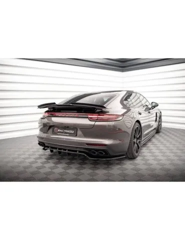 Diffuseur central Arrière (avec une barre verticale) PORSCHE Panamera E-Hybrid 971 - Maxton
