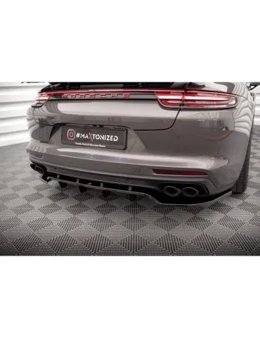 Diffuseur central Arrière (avec une barre verticale) PORSCHE Panamera E-Hybrid 971 - Maxton