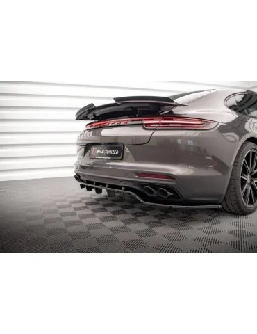 Diffuseur central Arrière (avec une barre verticale) PORSCHE Panamera E-Hybrid 971 - Maxton