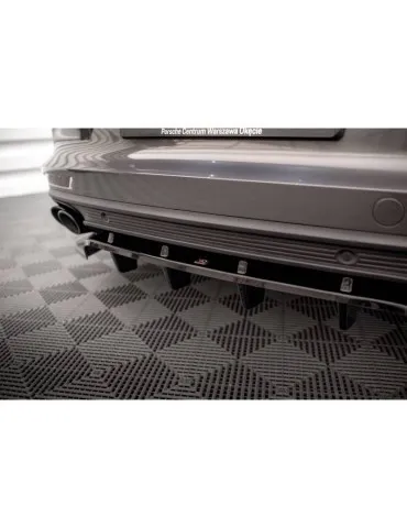 Diffuseur central Arrière (avec une barre verticale) PORSCHE Panamera E-Hybrid 971 - Maxton