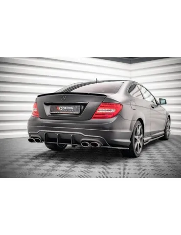 Gamme Street Pro Central Diffuseur Arrière MERCEDES-BENZ C Coupe AMG-Line C204 - Maxton