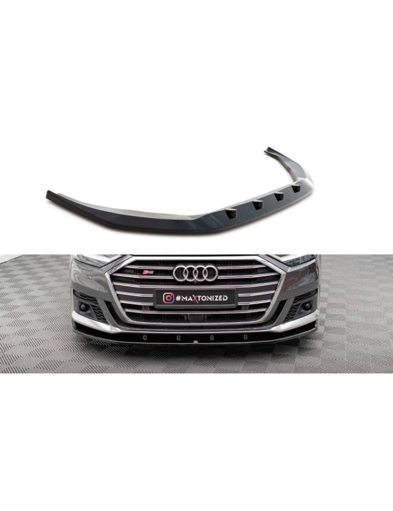 Lame de Pare-chocs Avant V.2 AUDI S8 / A8 S-LINE D5 - Maxton