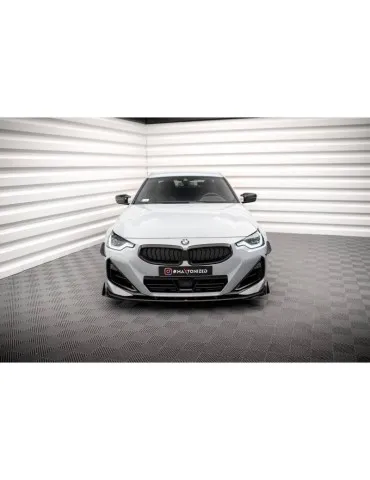 Gamme Street Pro Lame de Pare-chocs Avant + Volets latéraux BMW 2 Coupe M-Pack / M240i G42 - Maxton