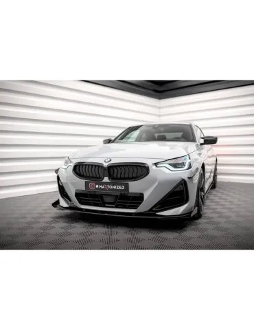 Gamme Street Pro Lame de Pare-chocs Avant + Volets latéraux BMW 2 Coupe M-Pack / M240i G42 - Maxton