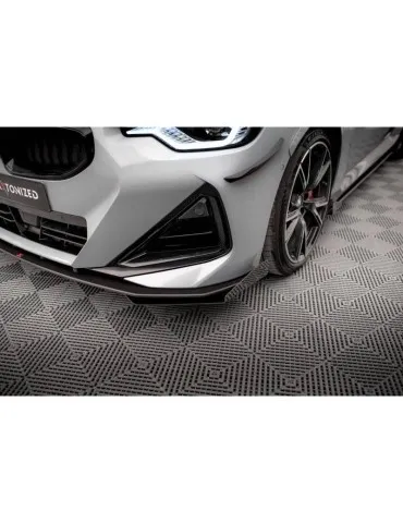Gamme Street Pro Lame de Pare-chocs Avant + Volets latéraux BMW 2 Coupe M-Pack / M240i G42 - Maxton