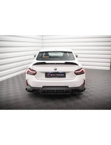 Gamme Street Pro Lame de Pare-chocs Arrière + Volets latéraux BMW 2 Coupe M-Pack G42 - Maxton