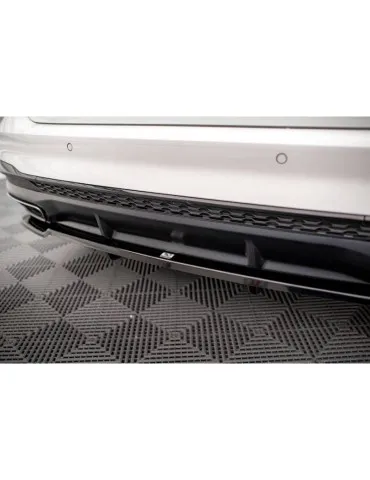 Diffuseur central Arrière (avec une barre verticale) V.1 AUDI A4 S-LINE B9 Facelift - Maxton