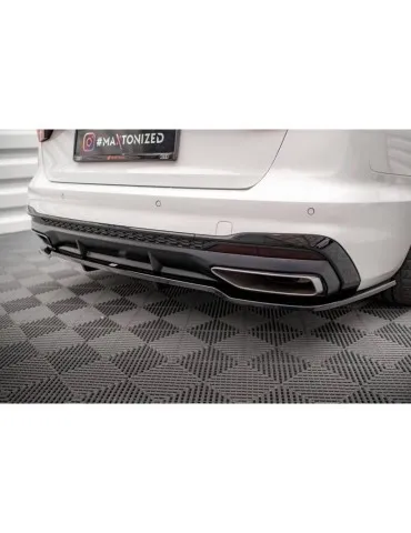 Diffuseur central Arrière (avec une barre verticale) V.1 AUDI A4 S-LINE B9 Facelift - Maxton