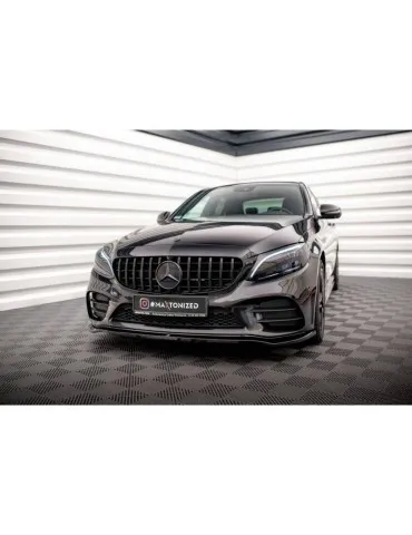 Lame de Pare-chocs Avant V.1 MERCEDES-BENZ C AMG Line Sedan / Coupe W205 / C205 Facelift - Maxton