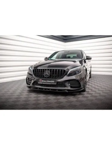 Lame de Pare-chocs Avant V.2 MERCEDES-BENZ C AMG Line Sedan / Coupe W205 / C205 Facelift - Maxton