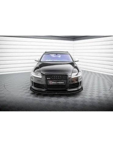 Gamme Street Pro Lame de Pare-chocs Avant + Volets latéraux AUDI RS6 Avant C6 - Maxton