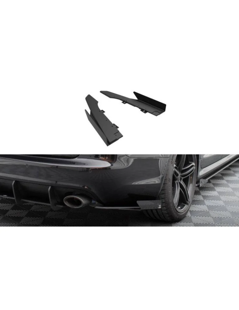 Gamme Street Pro Lame de Pare-chocs Arrière + Volets latéraux AUDI RS6 Avant C6 - Maxton