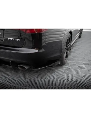 Gamme Street Pro Lame de Pare-chocs Arrière + Volets latéraux AUDI RS6 Avant C6 - Maxton