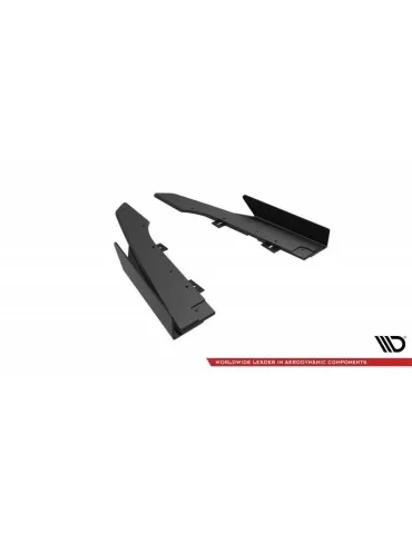 Gamme Street Pro Lame de Pare-chocs Arrière + Volets latéraux AUDI RS6 Avant C6 - Maxton
