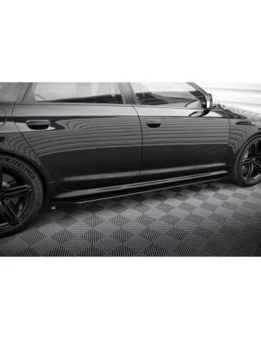 Gamme Street Pro Extension / Rajout de Bas de caisse + Volets latéraux AUDI RS6 Avant C6 - Maxton